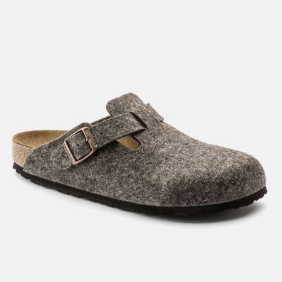 Zuecos Boston Woolfelt Cacao U